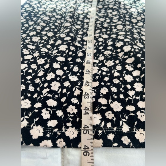 Free People Rosie Midi Dress Black White Floral Puff Sleeve Open Back Small NWT - Picture 11 of 16